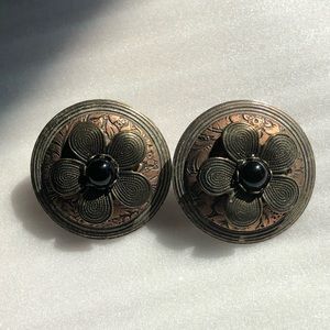 Button Earrings